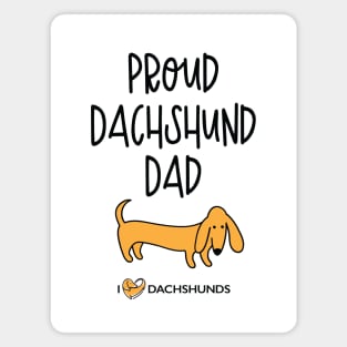 Proud Dachshund Dad Magnet